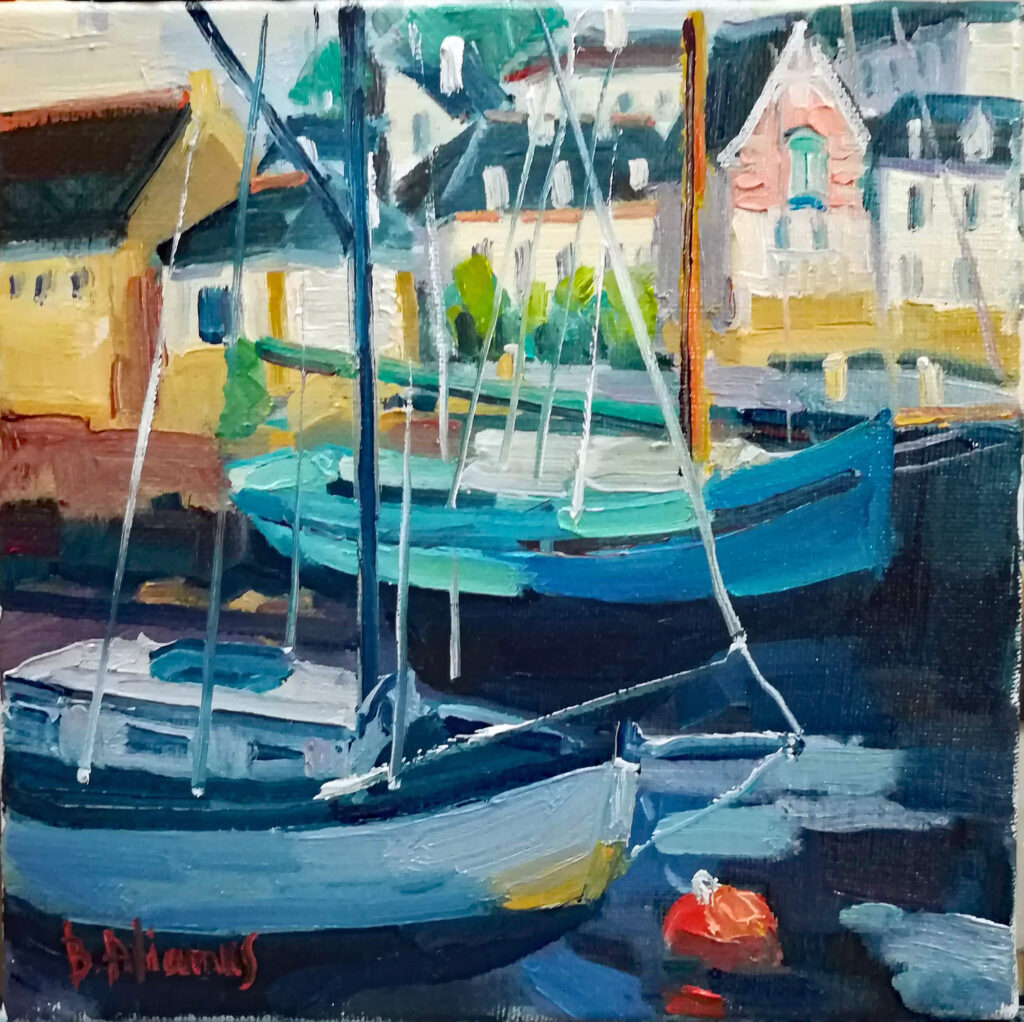Saint-Goustan - ports, huiles, béatrice aliamus